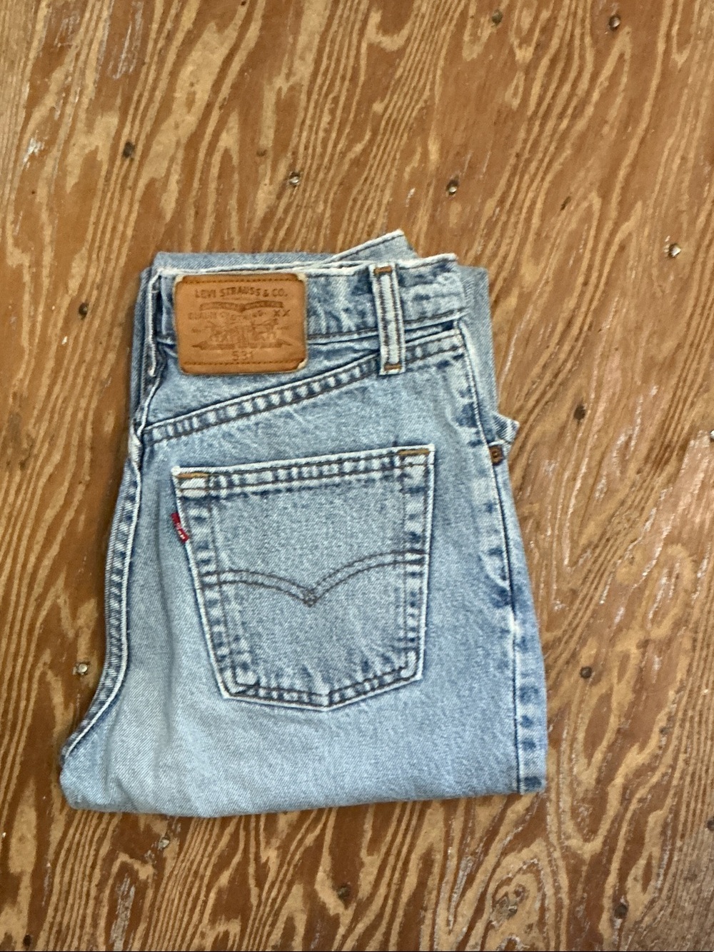 Vintage Levi’s 531 High Rise Jeans, size 28